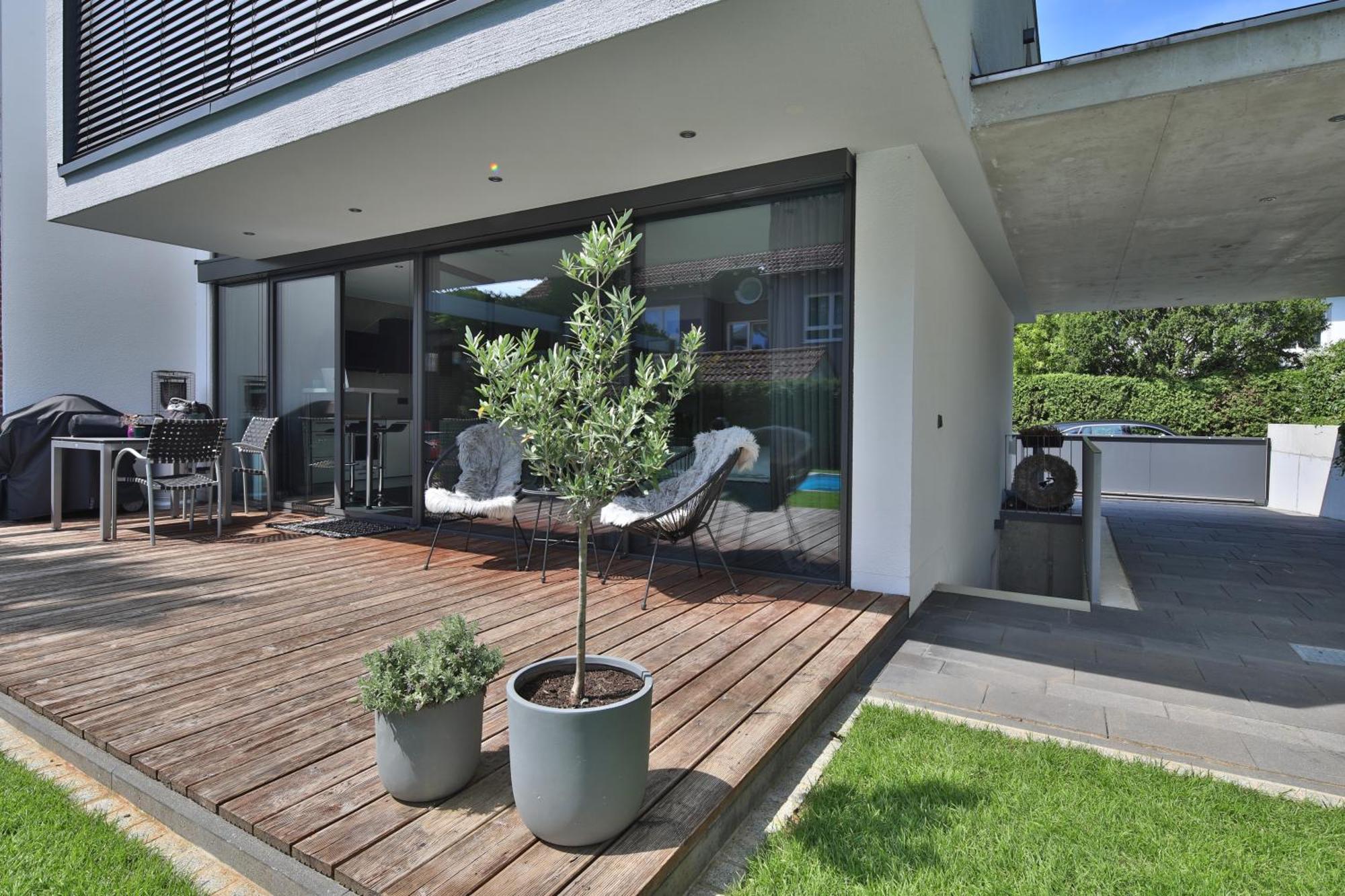 Modernes Studio-Apartment Gersthofen Exterior foto